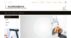 Desktop Screenshot of kuroobiya.com